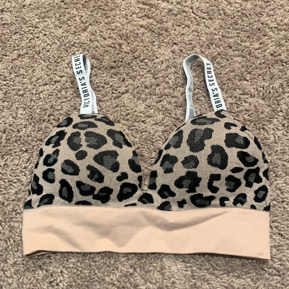 Victoria’s Secret leopard wireless bra